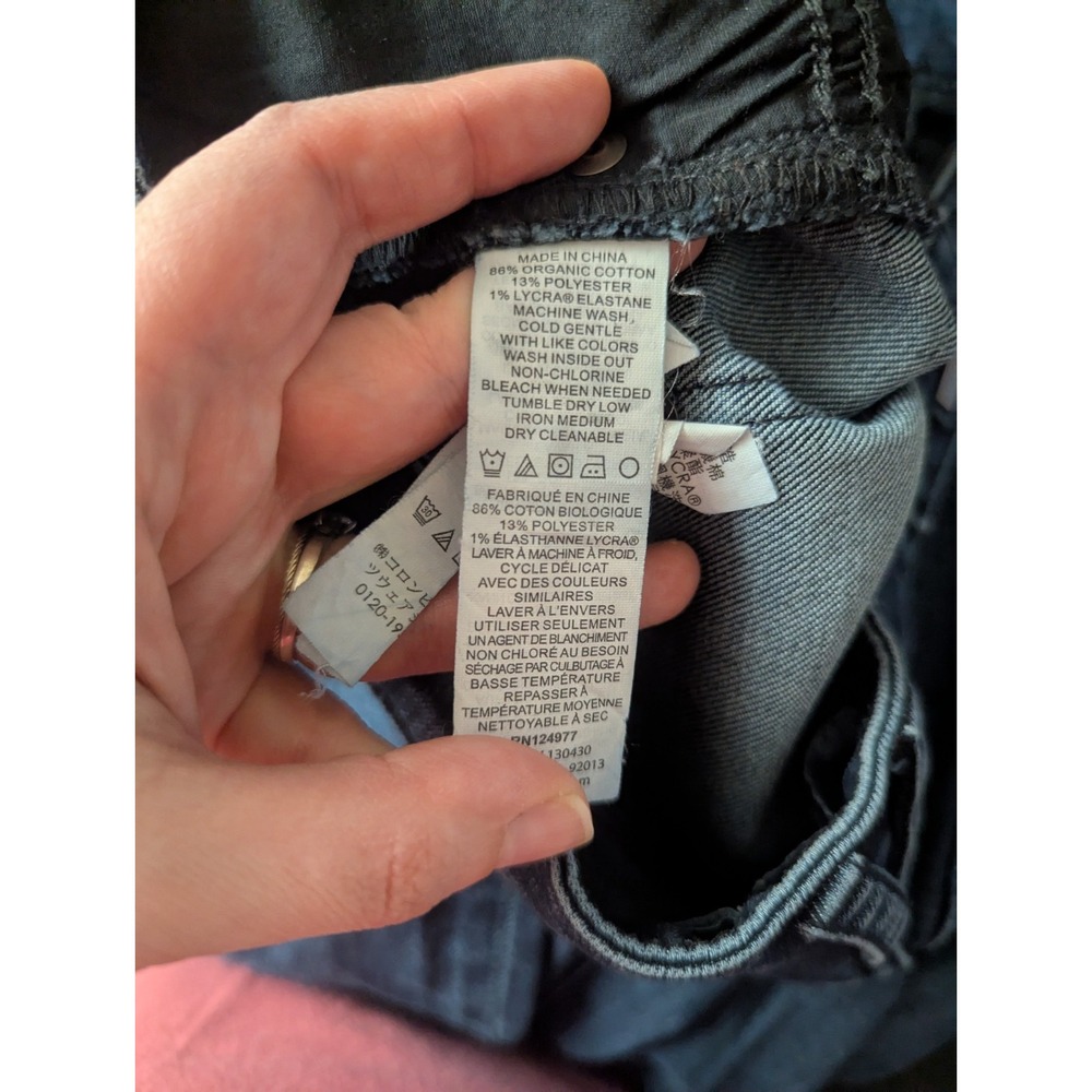 Prana Jeans Womens 6/28 Blue Dark Wash Tukino Outdoor Carpenter Loop Denim - Picture 9 of 13